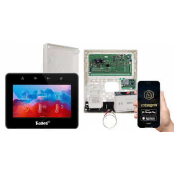 ZESTAW ALARMOWY SATEL INTEGRA 64 PLUS + INT-TSG2-B + OPU-3P + AWT800 + 17Ah + INT-GSM LTE